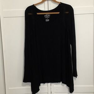Torrid Black Super Soft Knit Top